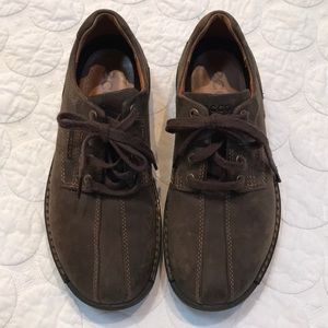 {Ecco} Bicycle Toe Lace up Leather Oxfords 40